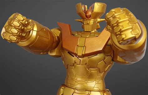 Jumbo Soft Vinyl Figure Mazinger Z Infinity Gold Ver Hlj