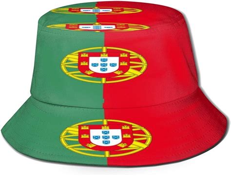 Portugal Of Flagd Bucket Hat Uv Protect Fisherman Hats Lightweight