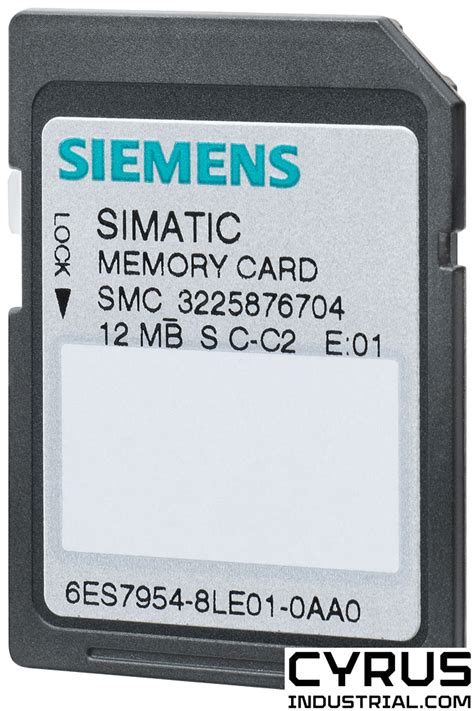 Products Siemens 6ES7954 8LC03 0AA0 SIMATIC S7 Memory Card For S7 1x