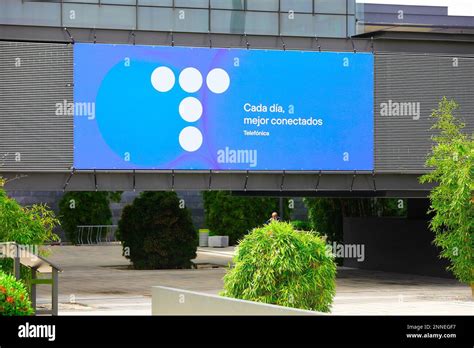 Telefónicas Headquarters Building On 27 April 2021 In Madrid Spain