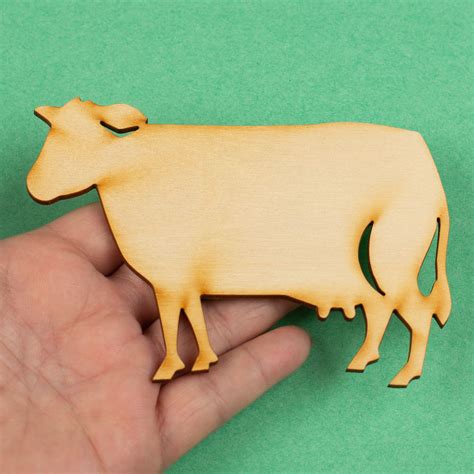 Unfinished Wood Cow Cutout All Wood Cutouts Wood Crafts Craft