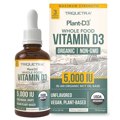 Buy D3 D3 5000 Iu Vegan Max Strength Sublingual Liquid D3 Drops