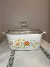 Discontinued CorningWare Wildflower Bakeware