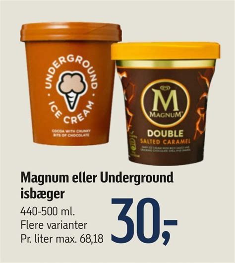 Magnum Eller Underground Isb Ger Tilbud Hos F Tex