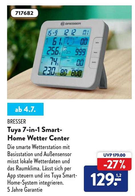 Bresser Tuya In Smart Home Wetter Center Angebot Bei Aldi Nord