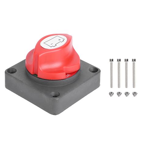 Dc 1224v Battery Disconnect Power Cut Master Knob Switch Isolator Anti Leakage Protection For