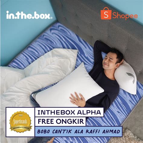 Jual Kasur Spring Bed INTHEBOX ALPHA FREE Bantal Ukuran Kasur