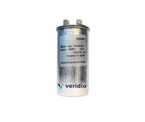 Capacitor De Trabajo Mfd V Aluminio Redondo Veridio