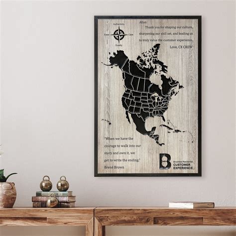 Carved North America Push Pin Map Travel Map To Mark Adventures With Push Pins Wedding