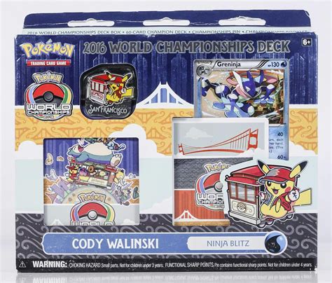 Pokemon 2016 World Championship Deck Cody Walinski Ninja Blitz Da