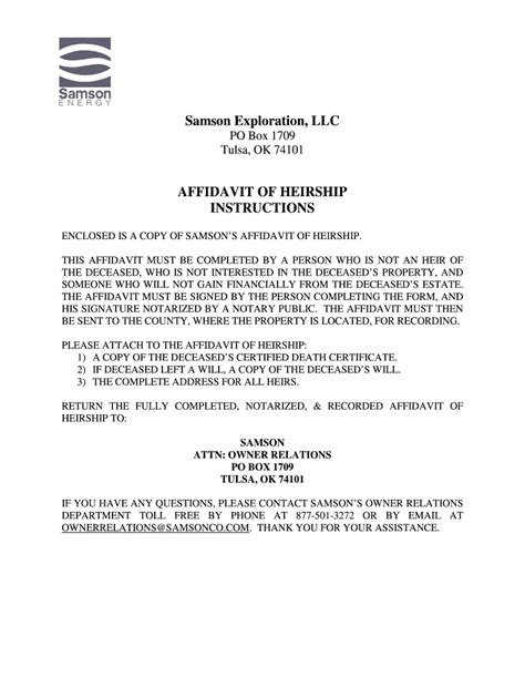 Affidavit Of Heirship Kansas Fill Out And Sign Online Dochub