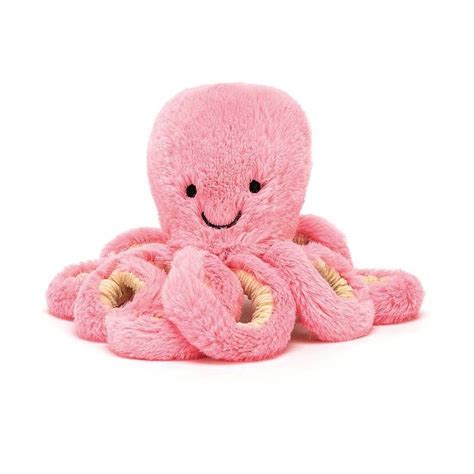 Candie poulpe bébé 15 cm rose Candie octopussy bab Peluche JELLYCAT