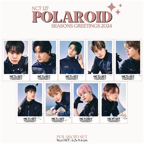 Jual POLAROID NCT 127 SEASONS GREETINGS 2024 ISI 10 PCS LAMINASI 2