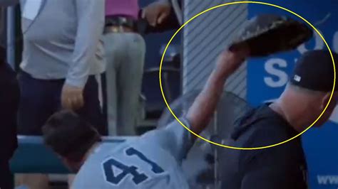 Video: Yankees pitcher takes out his anger on literal fan after rough ...