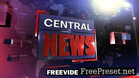 short news opener video template