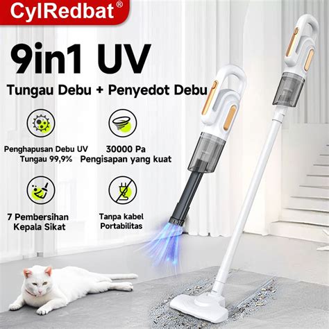 Jual CylRedbat UV Vacuum Cleaner Penyedot Debu 30000Pa Cordless