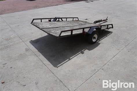 Shop Built 6x8 Sa Flatbed Trailer Bigiron Auctions