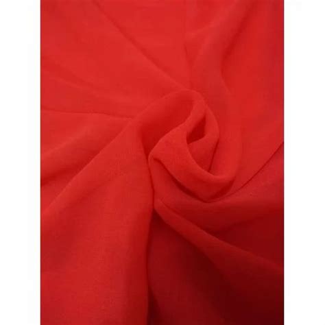 Red Georgette Fabric At Rs 32 Meter Georgette Fabric In Delhi ID