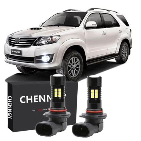 For Toyota Fortuner Front Projector Fog Lamp Light Bulbs