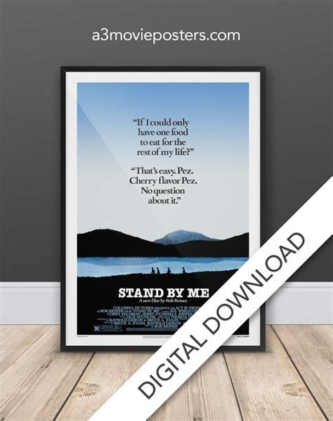 Stand by Me Movie Poster Digital Poster Download 300dpi - Etsy