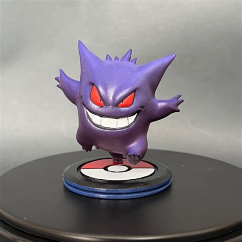 3D Printable Gengar With Base Pokemon 3d Print By JuanDa Ayalde