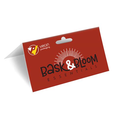 Header Cards — Custom Bag Toppers For Packaging VirginPackaging.com