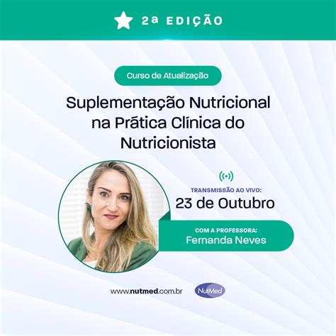 Suplementa O Nutricional Na Pr Tica Cl Nica Do Nutricionista Nutmed