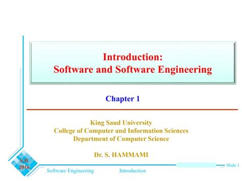 Software Engineering Chapter 1 5 Ppt