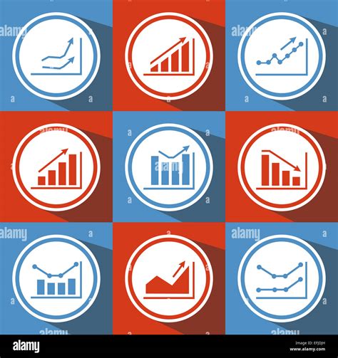 Infographic Diagrams Pie Chart Icons Hi Res Stock Photography And