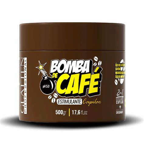 Máscara Capilar Estimulante Bomba de Café Glatten 500g Loja Singular