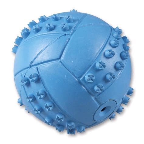 01419 Blue rubber ball - Hard rubber | TommiLand