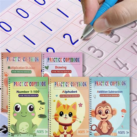 Groovd Childrens Magic Copybooks Reusable Grooved