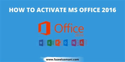 How To Activate Microsoft Office Without Product Key For Free