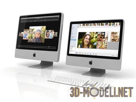 3D модель – Мониторы Apple iMac