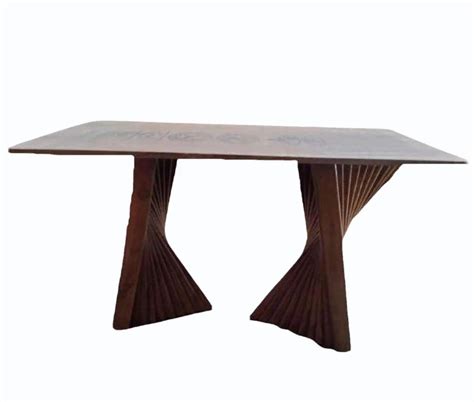 Plywood Rectangular Brown Wooden Centre Table Without Storage At Rs