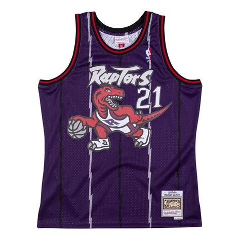 Marcus Camby Toronto Raptors Jersey 1997 98 Mitchell And Ness Purple