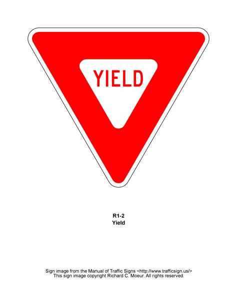 Manual Of Traffic Signs R1 Series Signs