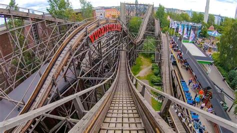 This Classic Wooden Roller Coaster Is Manually Operated Linnanmaki