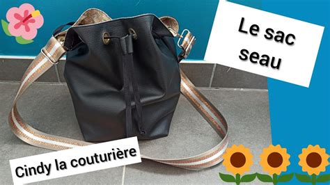 Tuto couture facile Coudre un sac seau Cindy la couturière tuto