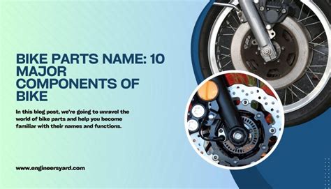 Bike Parts Name: 10 Major Components of Bike