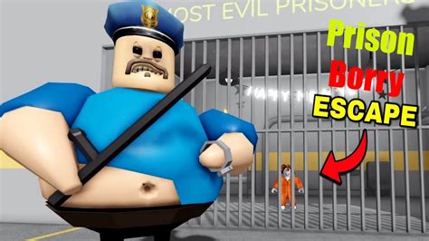 Prison Borry Escape In Roblox Roblox Prison Breakout Escape From