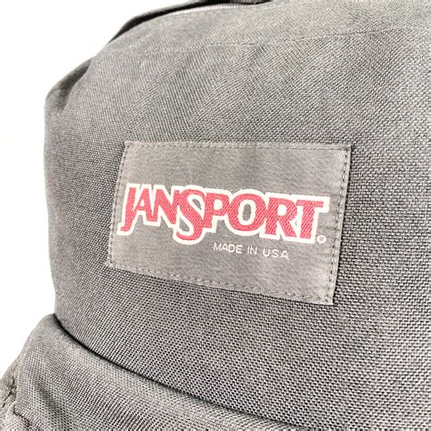 Vintage 1992 Jansport Made In Usa Black Backpack Cobblestore Vintage