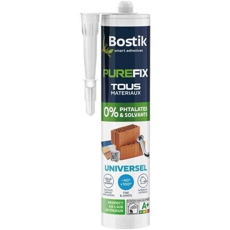 Mastic De Fixation Bostik Purefix Universel Tous Matériaux Sans Solvant Sans Phtalates