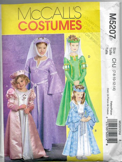 Uncut Child Size 7 14 Sewing Pattern Mccalls Costume Etsy In 2021