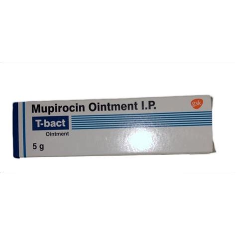 Mupirocin T Bact Ointment Packaging Type Tube Packaging Size G At