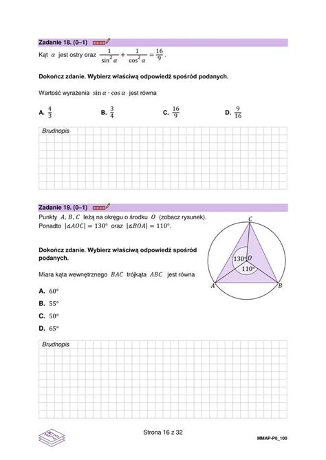 Matura Pr Bna Matematyka Zobacz Arkusz Cke Z Pr Bnej Matury Z