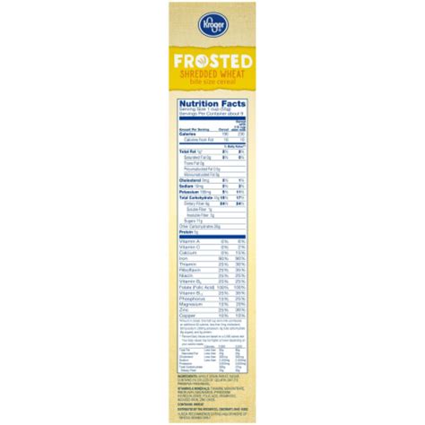 Kroger® Frosted Shredded Wheat Bite Size Cereal 18 Oz Kroger