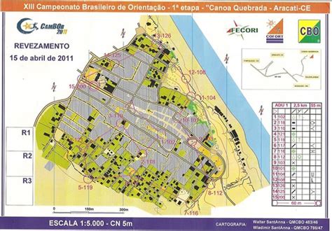 Mapa 1ª Etapa CamBOr 2011 Revesamento Orientação Esporte Flickr