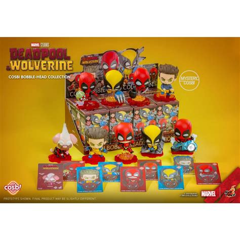 港玩店 Hot Toys Cosbi CBX 迷你珍藏人偶系列 漫威死侍與金鋼狼 盒玩 盲盒 全 款 蝦皮購物