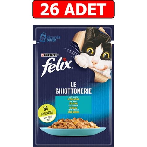 Purina Felix Ton Bal Kl Ya Kedi Mamas Gr Adet Pouch Fiyat